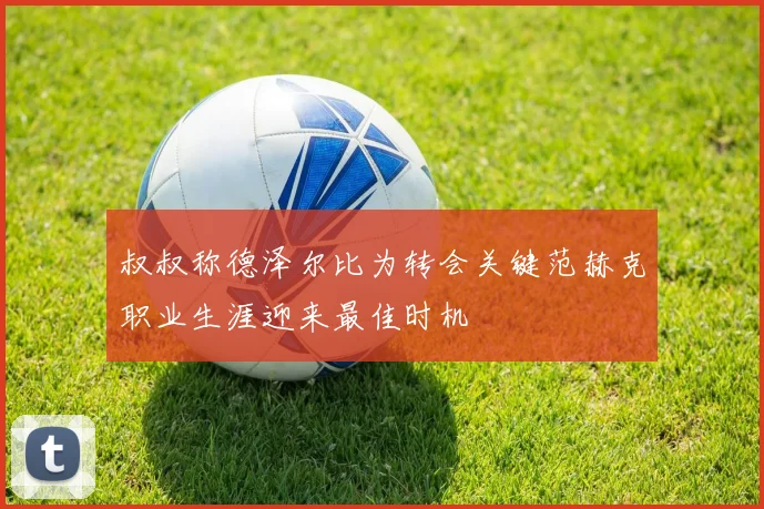 叔叔称德泽尔比为转会关键范赫克职业生涯迎来最佳时机